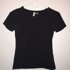 A black t-shirt